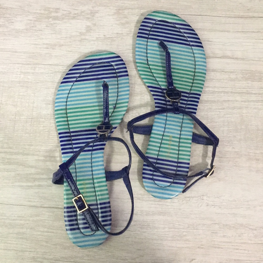 Striped Tommy Hilfiger sandals